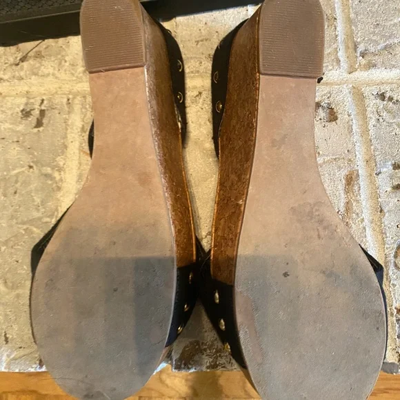 Size 9 Abound black wedge sandals - Picture 6 of 13